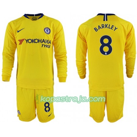 Billiga Fotbollströjor Chelsea Barkley 8 Barn Borta tröja 2018/19 Långärmad